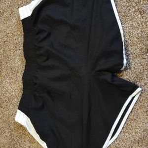 Black, Pink, and White Shorts